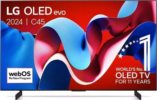 LG C4 OLED42C45LA - 42 inch - 4K OLED Evo - 2024