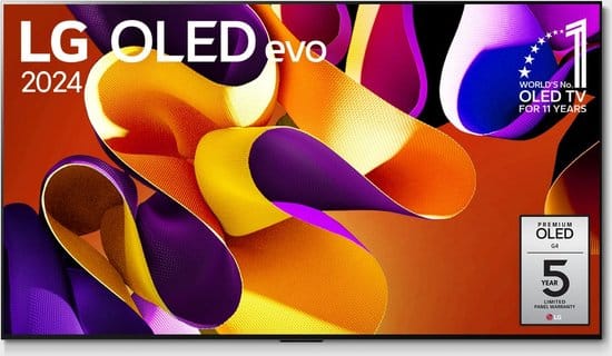 LG G4 OLED55G45LW - 55 inch - 4K MLA OLED - 2024